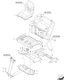 71MK-12011CG Отвал